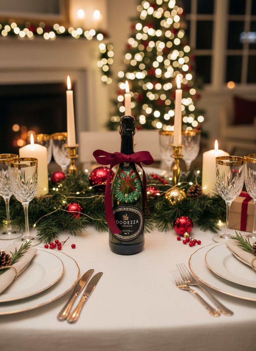 Hand-Painted Celebration Bottles